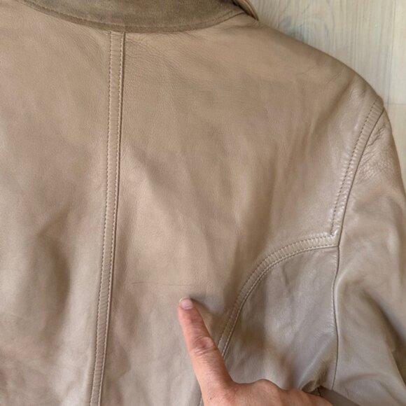 Coach Leather Shirt Jacket Size 8 - Picture 3 of 16